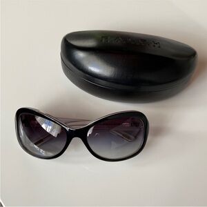 Ralph Lauren Black Sunglasses with Gradient Lenses